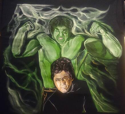 Incredible Hulk body paint job I did some moons ago, fun times