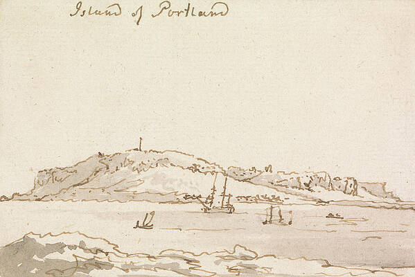 The Island of Portland by Philip James de Loutherbourg The Island of Portland by Philip James de Loutherbourg