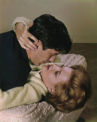 Wall Art - Photograph - The Killers Angie Dickinson John Cassavetes Romantic Vintage 1964 by Silver Screen