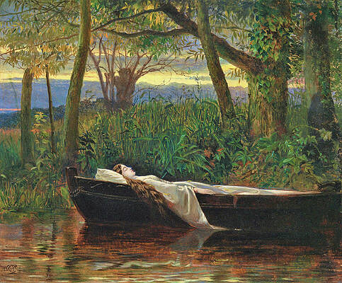 Lady Of The Lake Paintings Fine Art America