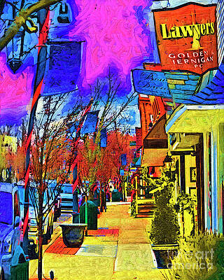 The Lawyers Office And The Village Shops by Kirt Tisdale The Lawyers Office And The Village Shops by Kirt Tisdale