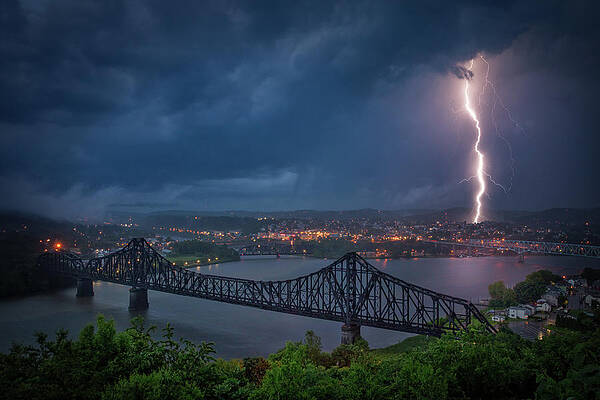 The Lightning Strikes Midnight by Emmanuel Panagiotakis The Lightning Strikes Midnight by Emmanuel Panagiotakis
