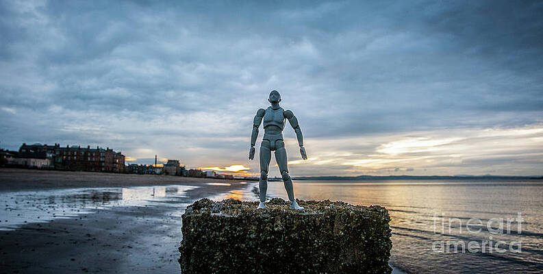 The Man on the Beach by Max Blinkhorn The Man on the Beach by Max Blinkhorn