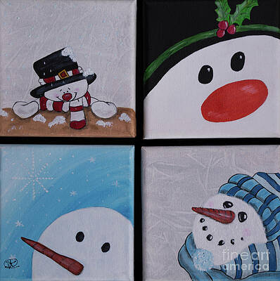 Melting Snowman Ornament by Deborah Klubertanz - Fine Art America