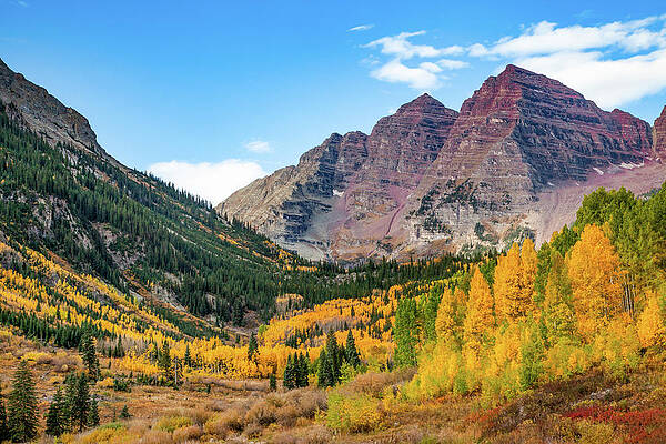 The Maroon Bells by Lon Dittrick The Maroon Bells by Lon Dittrick