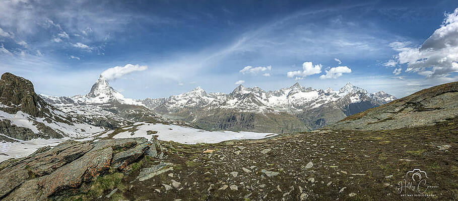 The Matterhorn in Zermatt Switzerland by Holly Cannon The Matterhorn in Zermatt Switzerland by Holly Cannon