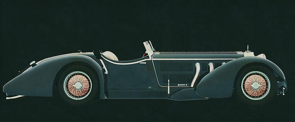 The Mercedes-Benz SSK-710 from 1930 is a sporty roadster from th by Jan Keteleer The Mercedes-Benz SSK-710 from 1930 is a sporty roadster from th by Jan Keteleer