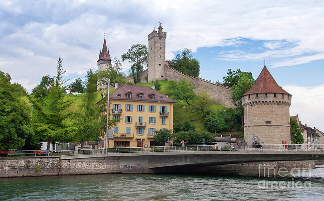 The Musegg Wall Lucerne Switzerland by Dejan Jovanovic The Musegg Wall Lucerne Switzerland by Dejan Jovanovic
