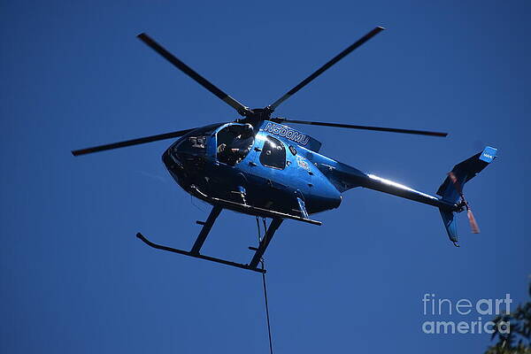 Wall Art featuring the photograph The Power Lines Wordkers' RDide by Addison Likins