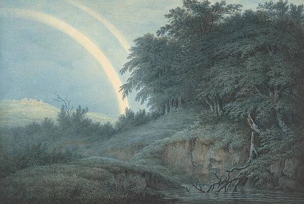 Wall Art - Drawing - The Rainbow  by John Glover English