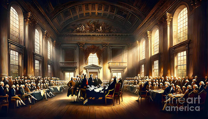 declaration of independence painting mssing