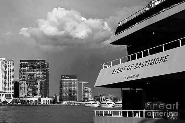 The Spirit of Baltimore black and white by James Brunker The Spirit of Baltimore black and white by James Brunker