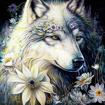Wallpapers For Mystical Wolves Wallpaper