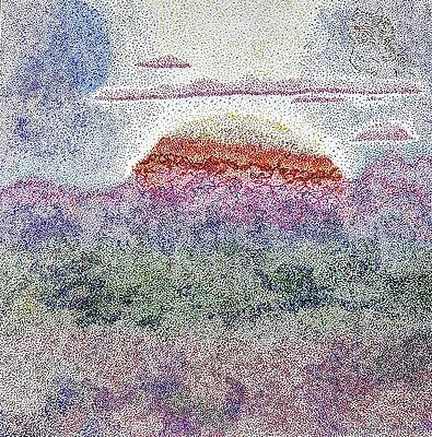 Wall Art - Drawing - The Sun, The Moon and The Cat by Tracy Busby