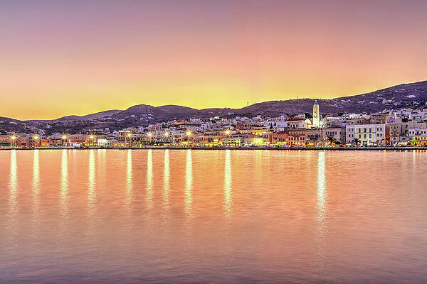 The sunset at the port of Hermoupolis in Syros, Greece by Constantinos Iliopoulos The sunset at the port of Hermoupolis in Syros, Greece by Constantinos Iliopoulos