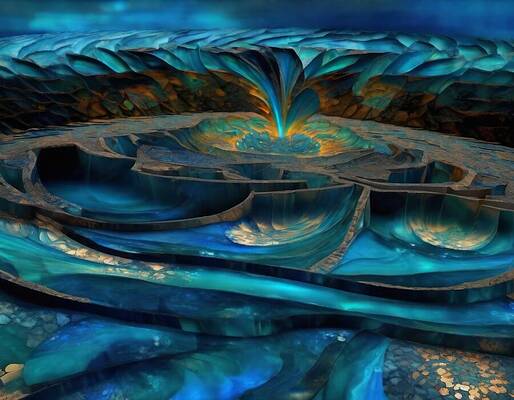 Wall Art - Digital Art - The Tiny Singularity Begins to Be Noticed by Eris And AI