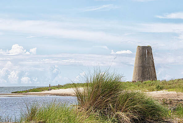 The Tower - Cedar Island North Carolina by Bob Decker The Tower - Cedar Island North Carolina by Bob Decker