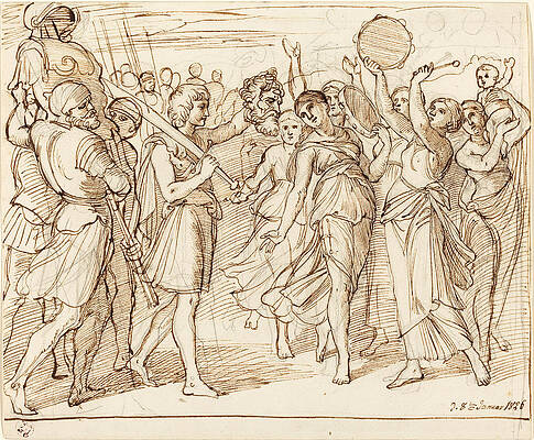The Triumph of David Print by Julius Schnorr von Carolsfeld