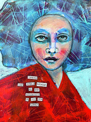 The World Weighs on Her by Lynn Colwell The World Weighs on Her by Lynn Colwell