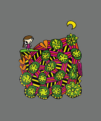 Things Will Be Fine If You Just Gaze At The Moon by Sibainu