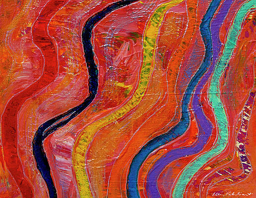 Wall Art - Painting - Thinklink Into Your Coloressence by Ellen Palestrant