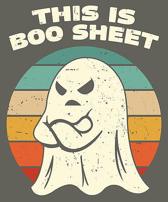This Is Boo Sheet Ghost Retro Halloween Costume by Clothing fashion