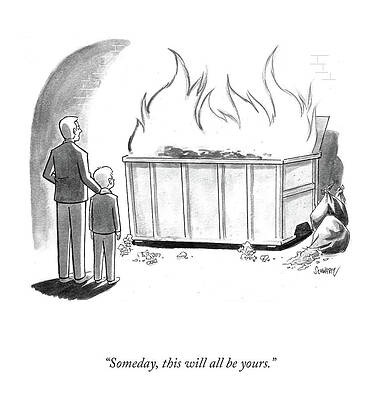  Drawing - This Will All Be Yours by Benjamin Schwartz