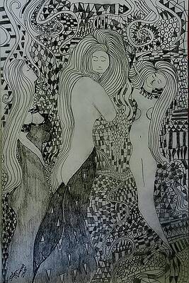 Three Ladies B and W by Stefan Duncan Three Ladies B and W by Stefan Duncan