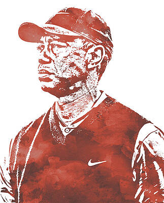 Joe Hamilton Pga Golf Players Pixel Art Wall Art
