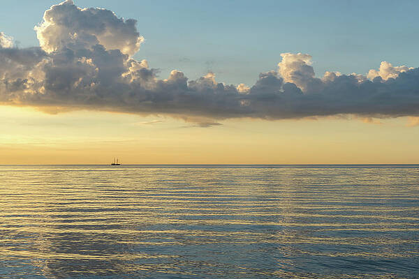 Tiny Tall Ship - Sunny Golden Light Sailing in Many Layers by Georgia Mizuleva Tiny Tall Ship - Sunny Golden Light Sailing in Many Layers by Georgia Mizuleva