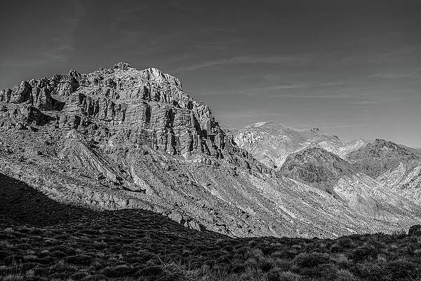 Titus Canyon - Black and White by Peter Tellone Titus Canyon - Black and White by Peter Tellone