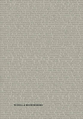 Wall Art - Mixed Media - To Kill a Mockingbird by Harper Lee Minimalist Typewriter Text Excerpt on Parchment by Design Turnpike
