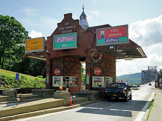 Toll Plaza at Rip van Winkle Bridge by NANCY DE FLON Toll Plaza at Rip van Winkle Bridge by NANCY DE FLON