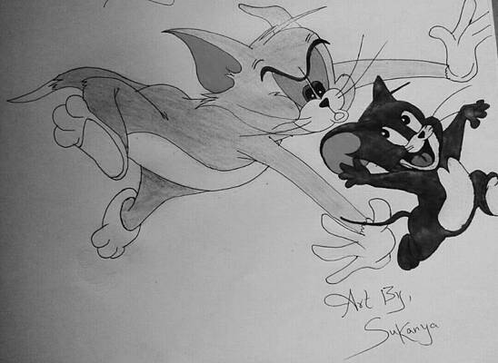 Tom And Jerry Drawings - Fine Art America