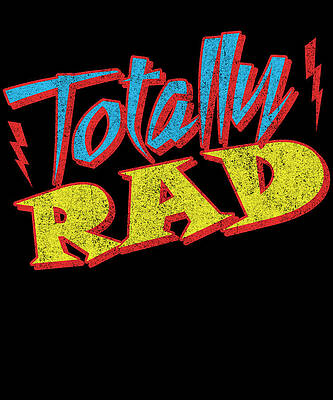 Wall Art - Digital Art - Totally Rad Retro 1980s Eighties Costume by Flippin Sweet Gear