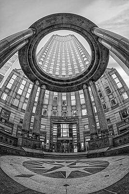 Wall Art - Photograph - Tower Fifty Seven 57 BW by Susan Candelario