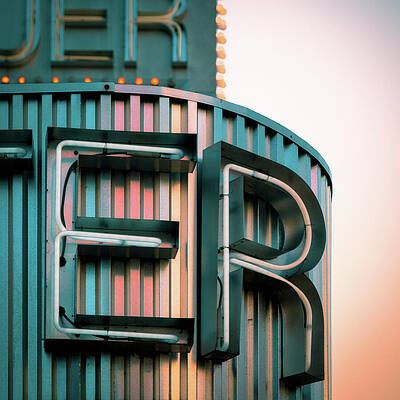 Wall Art - Photograph - Tower Theater Sign by Dave Bowman