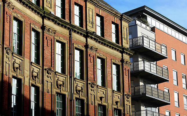  Photograph - Tram HQ and Apartment block, Leeds City by Stephen Davison