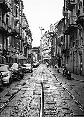 Wall Art featuring the photograph Tram Tracks by Steven Nelson