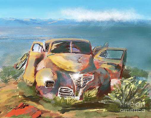 Wall Art - Digital Art - Treasures of the Desert by Doug Gist
