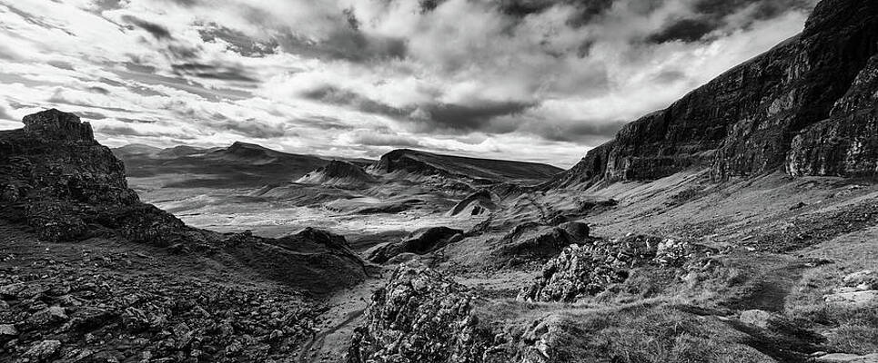 Wall Art - Photograph - Trotternish Ridge from the Quirang, Isle of Skye by David Handson