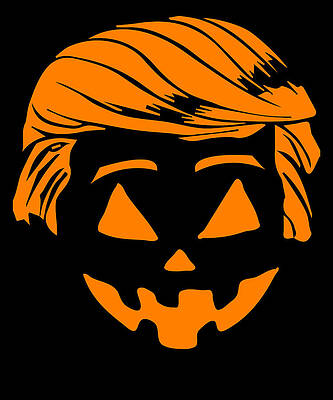 Wall Art - Digital Art - Trump Halloween Trumpkin Costume by Flippin Sweet Gear