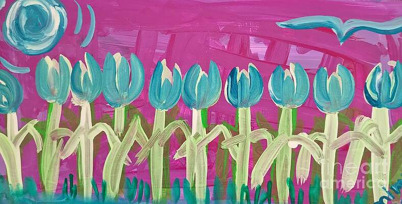 Tulips in the Moonlight by Mimulux Patricia No Tulips in the Moonlight by Mimulux Patricia No