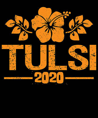 Wall Art - Digital Art - Tulsi Gabbard 2020 Aloha by Flippin Sweet Gear