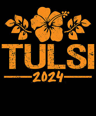 Wall Art - Digital Art - Tulsi Gabbard 2024 by Flippin Sweet Gear