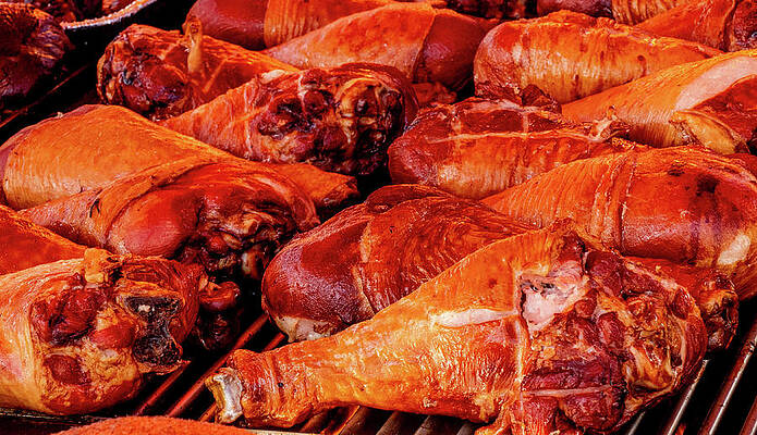 Turkey Legs on the Grill by Margaret Zabor Turkey Legs on the Grill by Margaret Zabor