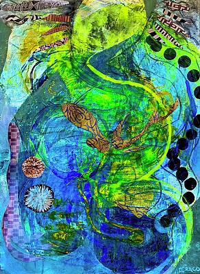 Turquoise Moon Mother by Mary Rose Deraco Turquoise Moon Mother by Mary Rose Deraco