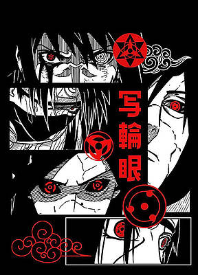 Uchiha Clan Metal Wall Art / Uchiha Clan Metal Prints for Sale