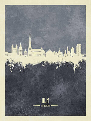Ulm Germany Skyline #30 by Michael Tompsett Ulm Germany Skyline #30 by Michael Tompsett