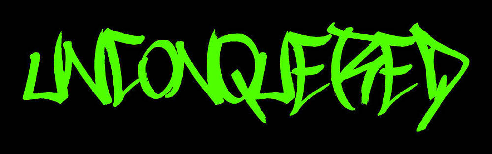 Unconquered graffiti tattoo Black and Green by Black Gryphon Unconquered graffiti tattoo Black and Green by Black Gryphon